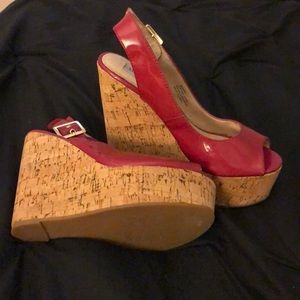 Gently used Steve Madden wedges
